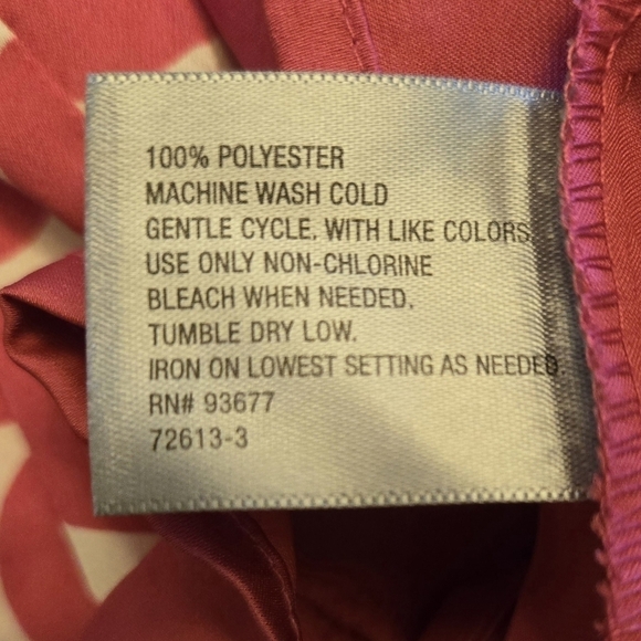 Worthington Pink Polka Dot Sleeveless Top / Petite Medium - Picture 8 of 8